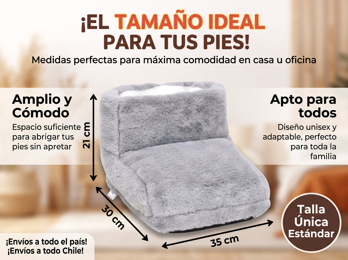 Calentador de pies eléctrico.