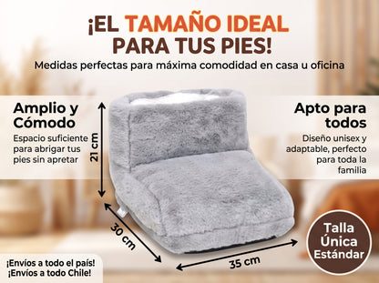 Calentador de pies eléctrico.