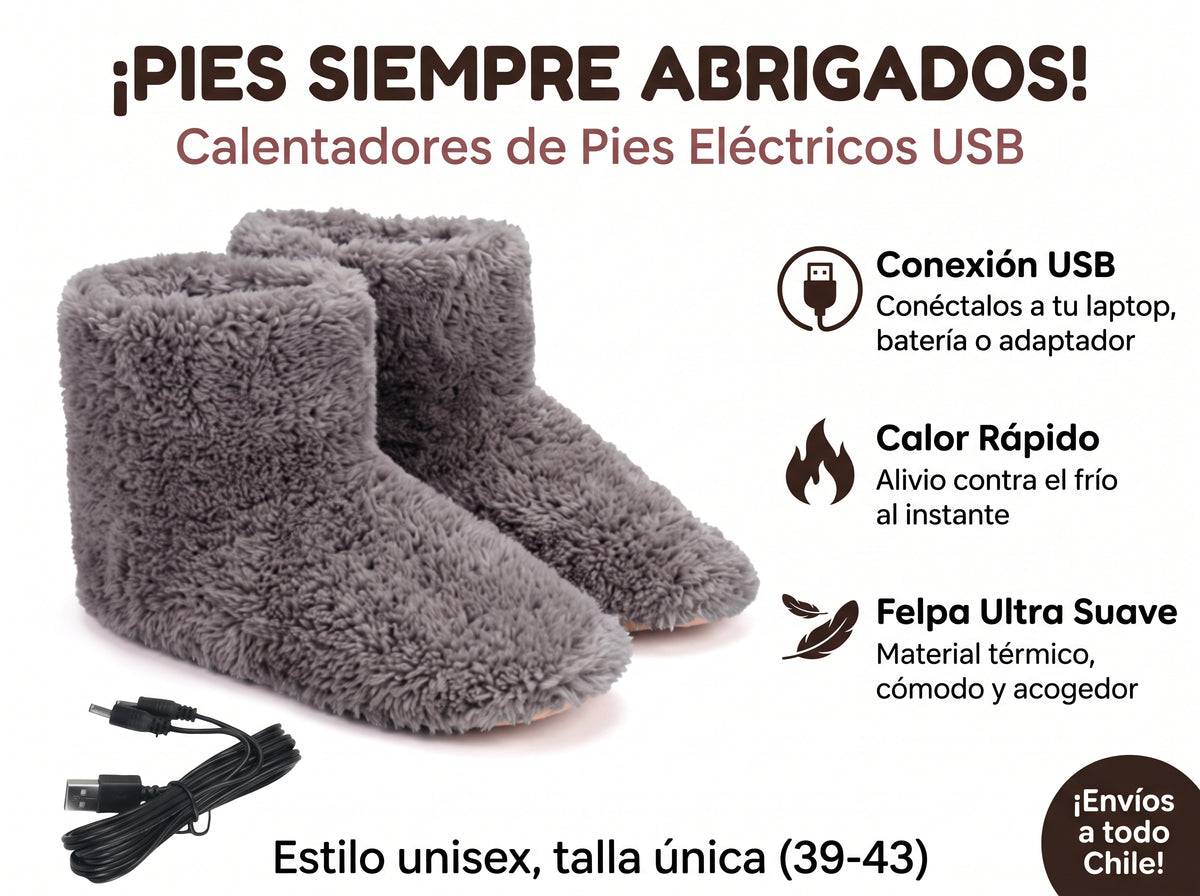Calentador de pies eléctrico.