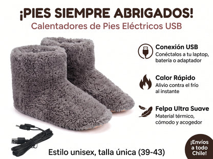 Calentador de pies eléctrico.