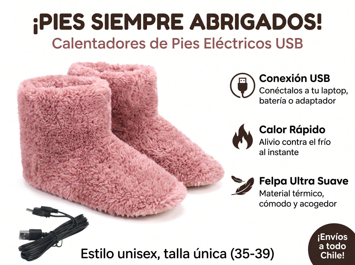 Calentador de pies eléctrico.